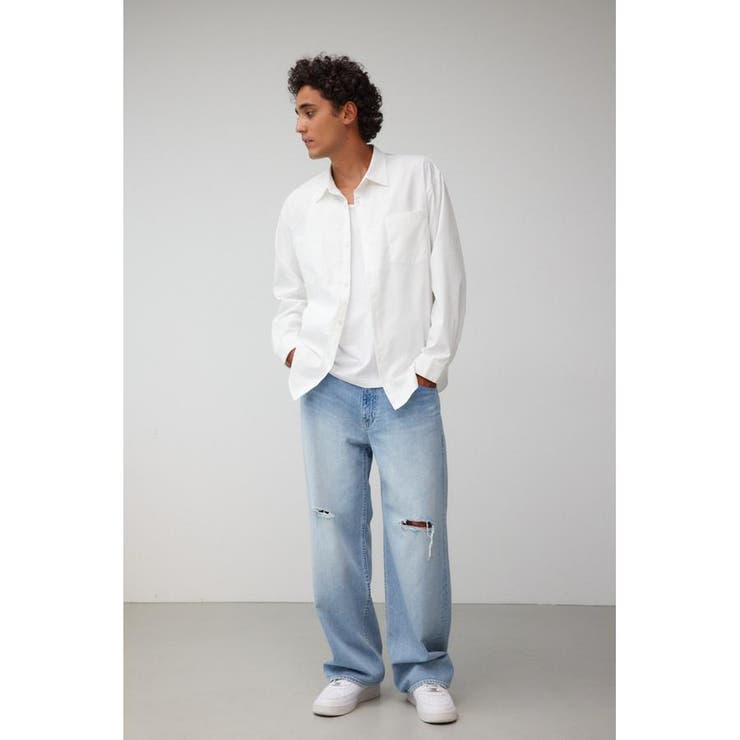 ダブルポケットベーシックシャツ | AZUL BY MOUSSY | 詳細画像3 