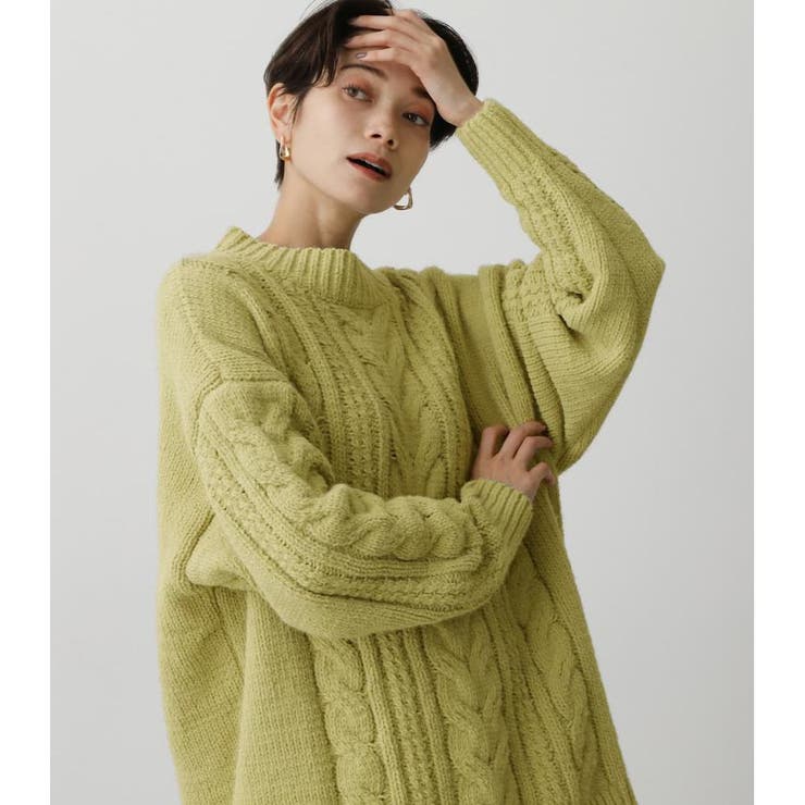 CHENILLE SHAGGY H／N KNIT[品番：AZLW0019429]｜AZUL BY MOUSSY