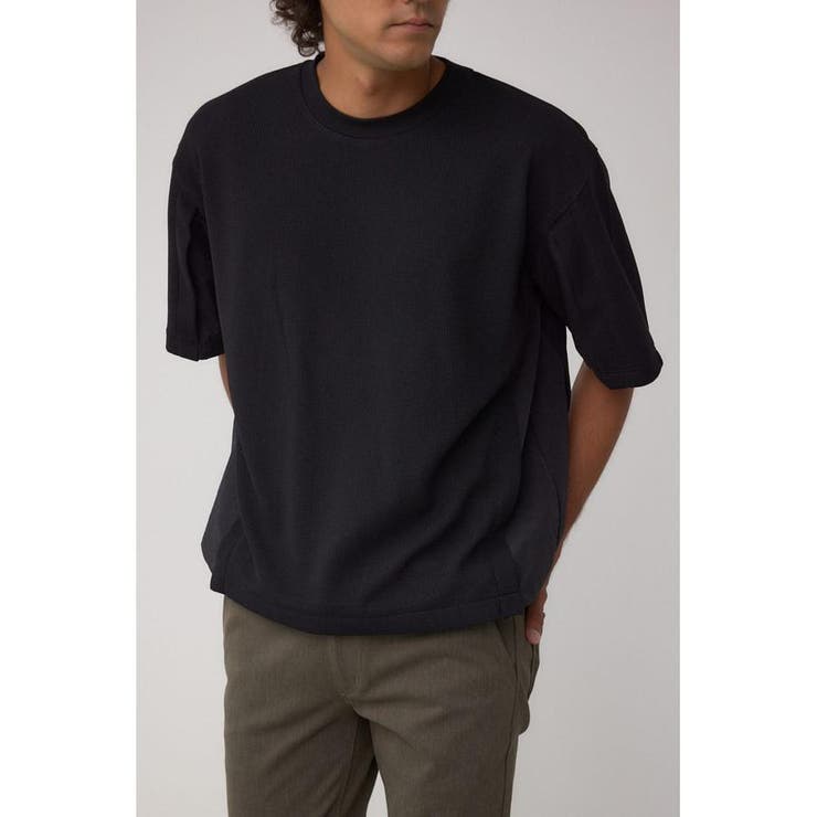 BLK | 布帛ドッキングトップス | AZUL BY MOUSSY