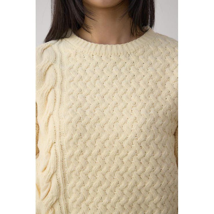 サイドレースアップケーブルニット | AZUL BY MOUSSY | 詳細画像18 