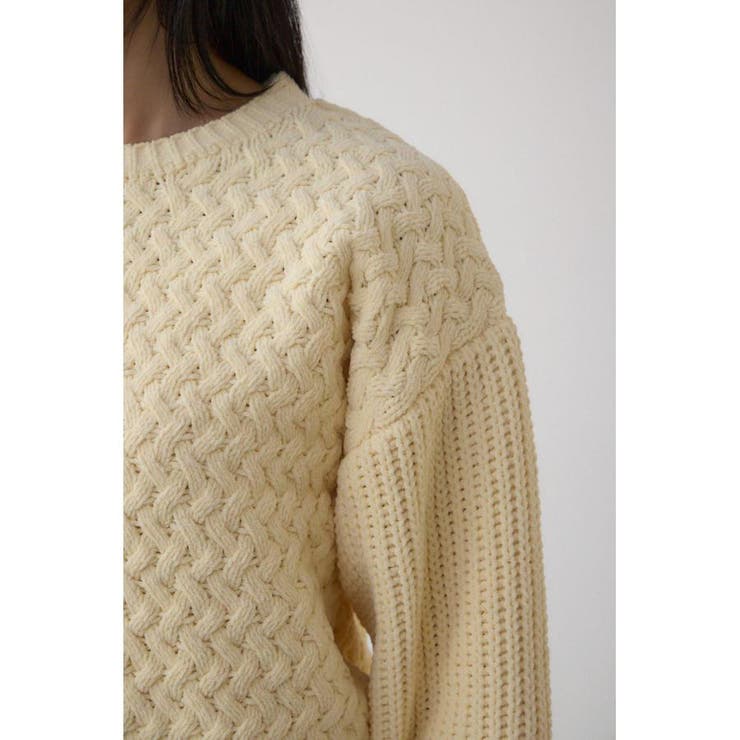 サイドレースアップケーブルニット | AZUL BY MOUSSY | 詳細画像19 