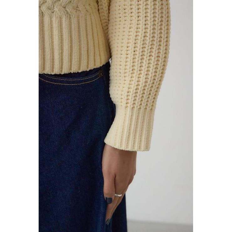 サイドレースアップケーブルニット | AZUL BY MOUSSY | 詳細画像20 