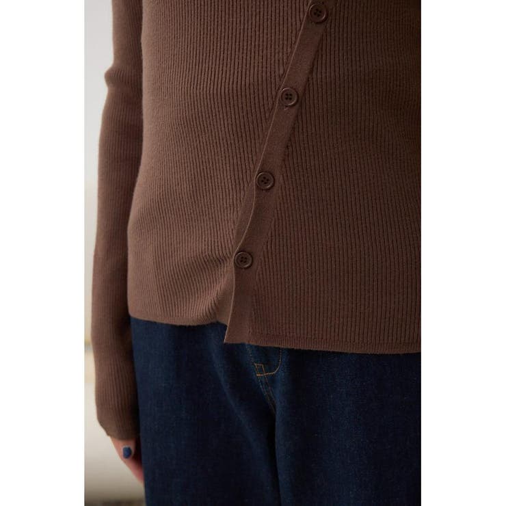 シャギーコンビオフショルダーニット | AZUL BY MOUSSY | 詳細画像32 