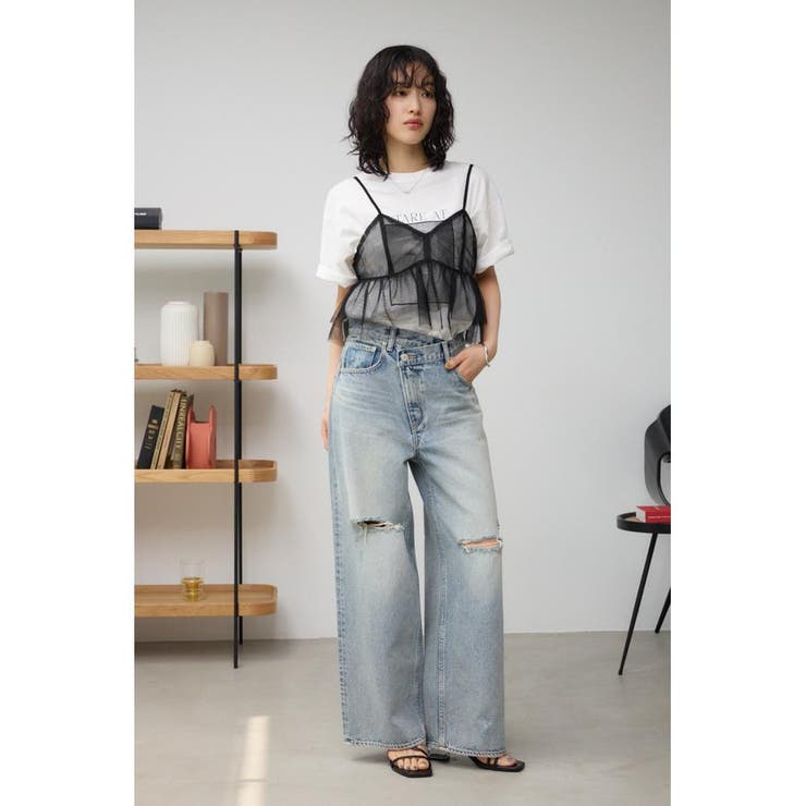 チュールフリルキャミ | AZUL BY MOUSSY | 詳細画像14 