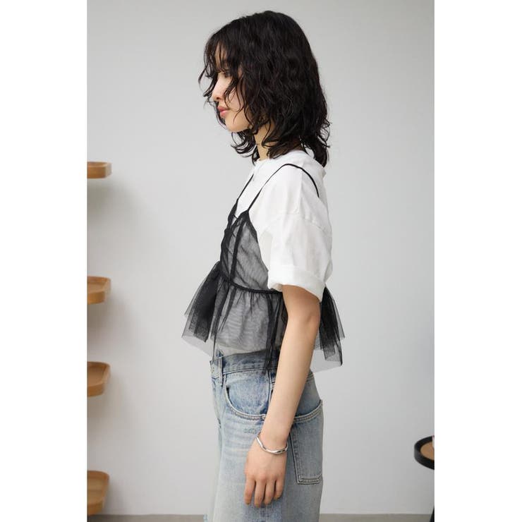 チュールフリルキャミ | AZUL BY MOUSSY | 詳細画像16 