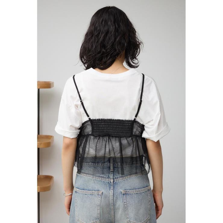 チュールフリルキャミ | AZUL BY MOUSSY | 詳細画像17 