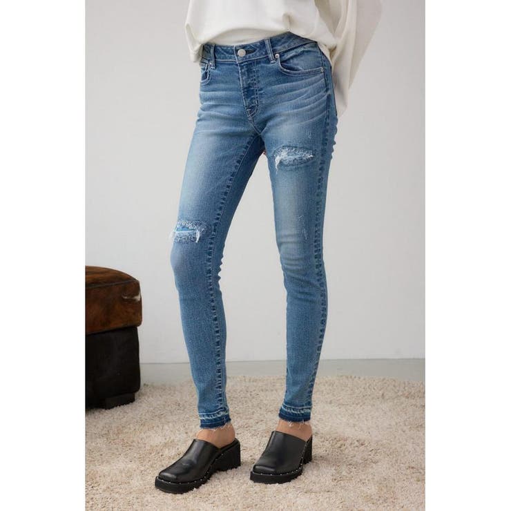 AZUL DENIM リペアスキニーデニム | AZUL BY MOUSSY | 詳細画像14 