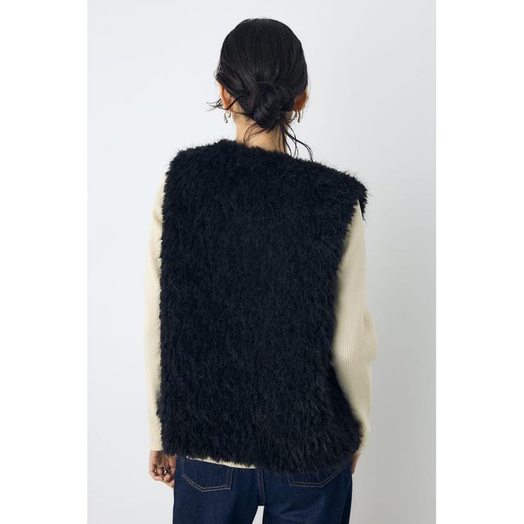 ミックスファーベスト | AZUL BY MOUSSY | 詳細画像17 