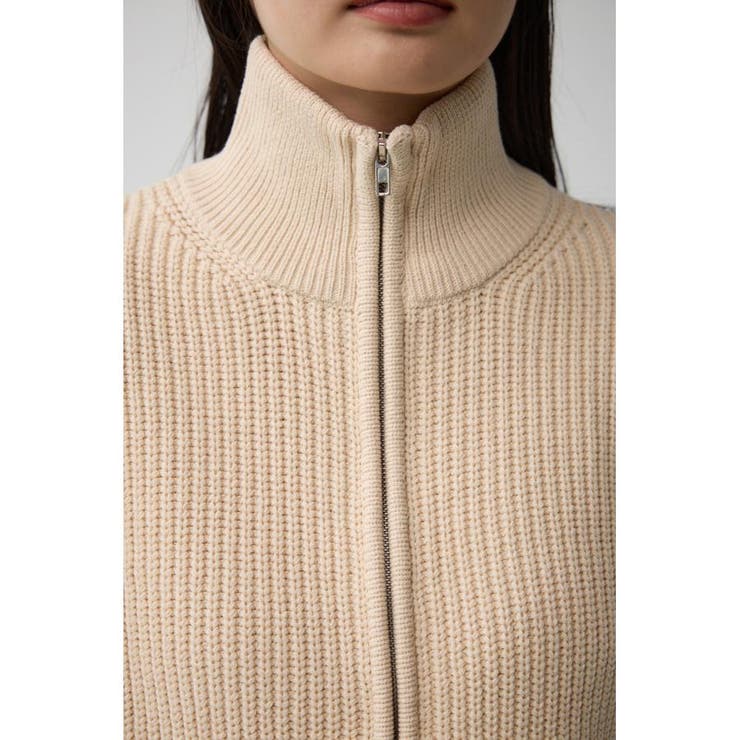 ジップアップニットベスト | AZUL BY MOUSSY | 詳細画像7 