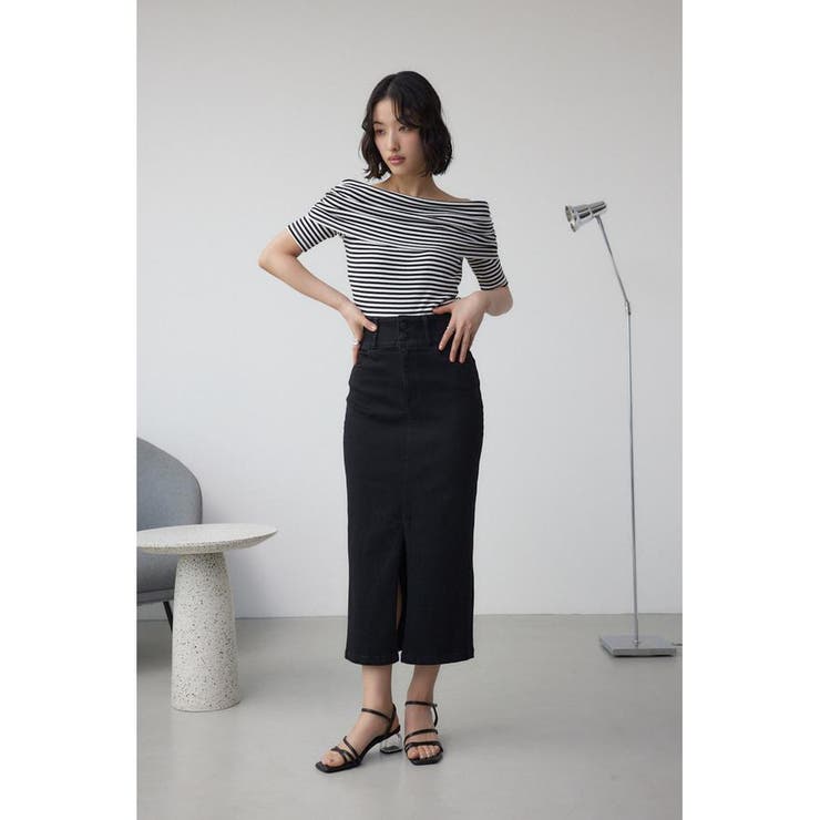 AZUL by moussy オフショルダーブラウス AZUL BY MOUSSY | シアーカットオフショルトップス (Tシャツ