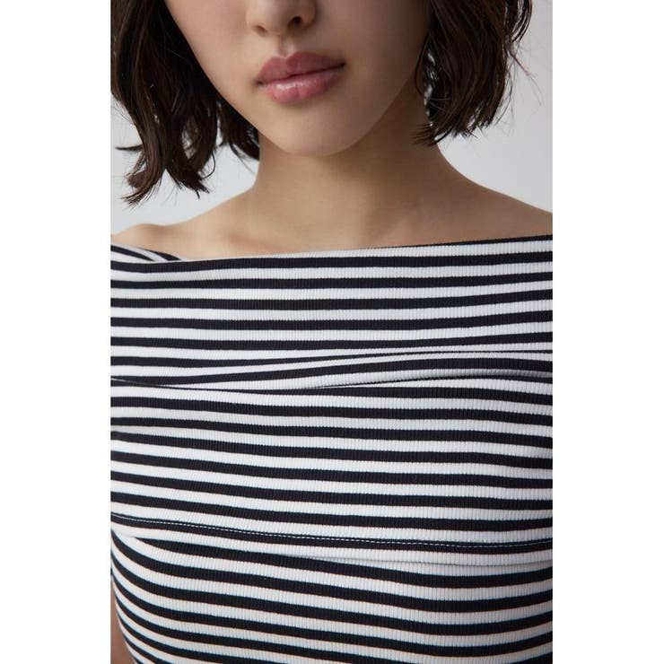 オフショルダーリブトップス | AZUL BY MOUSSY | 詳細画像18 