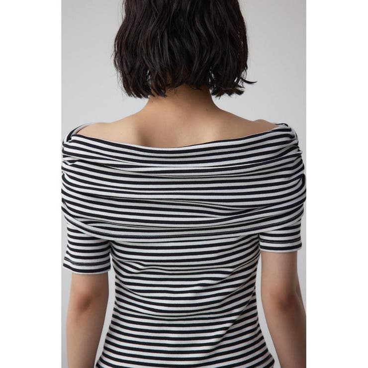 オフショルダーリブトップス | AZUL BY MOUSSY | 詳細画像18 