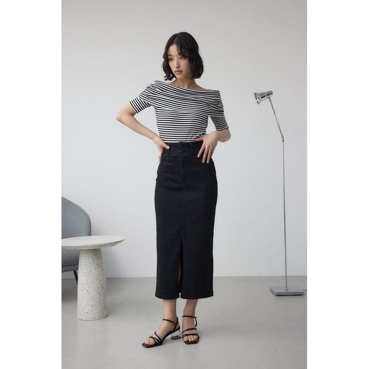 オフショルダーリブトップス[品番：AZLW0023385]｜AZUL BY MOUSSY