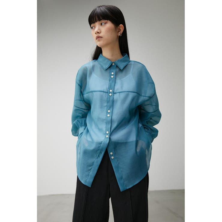 FORM SLEEVE SHEER SH | AZUL BY MOUSSY | 詳細画像10 