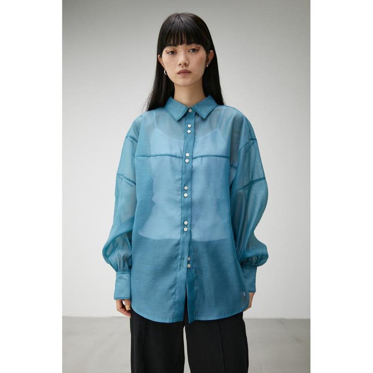 FORM SLEEVE SHEER SH | AZUL BY MOUSSY | 詳細画像13 