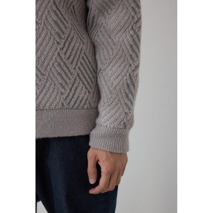 ダイヤ柄ニットトップス | AZUL BY MOUSSY | 詳細画像32 