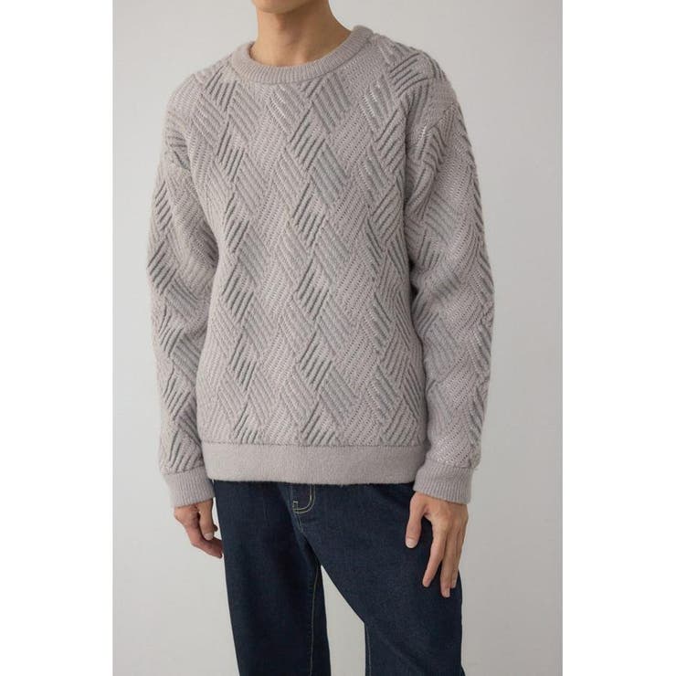 ダイヤ柄ニットトップス | AZUL BY MOUSSY | 詳細画像23 