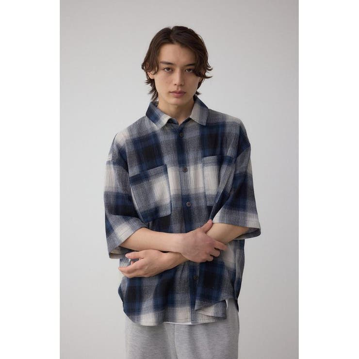 シアーチェックシャツ | AZUL BY MOUSSY | 詳細画像39 