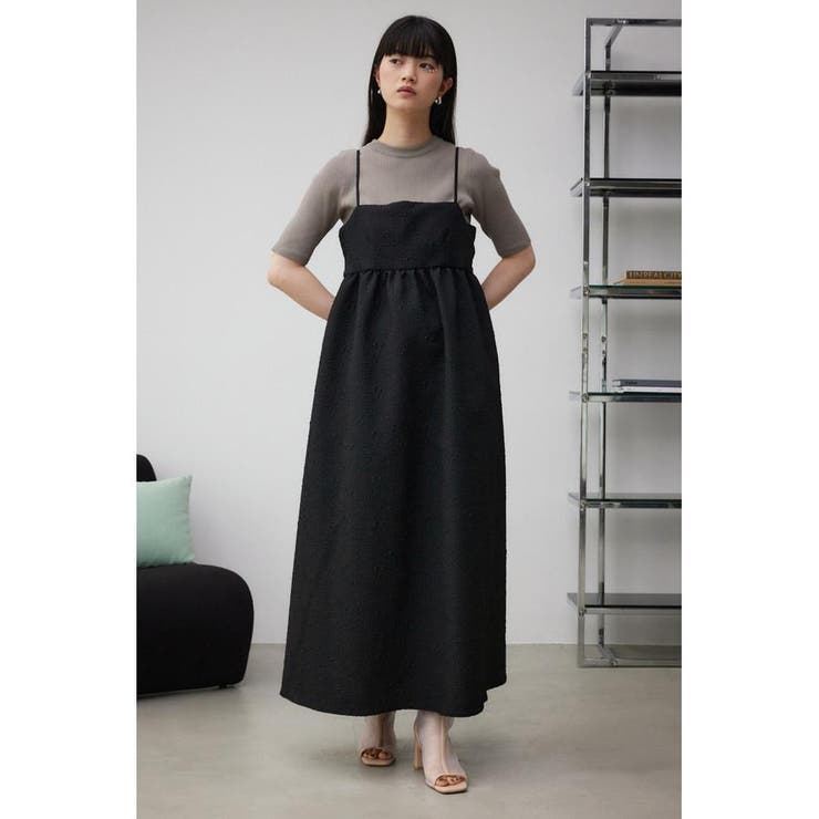 み*み様 エムズグレイシー　カメリア　ジャガード　フレアワンピース Camellia One-piece | msgracy