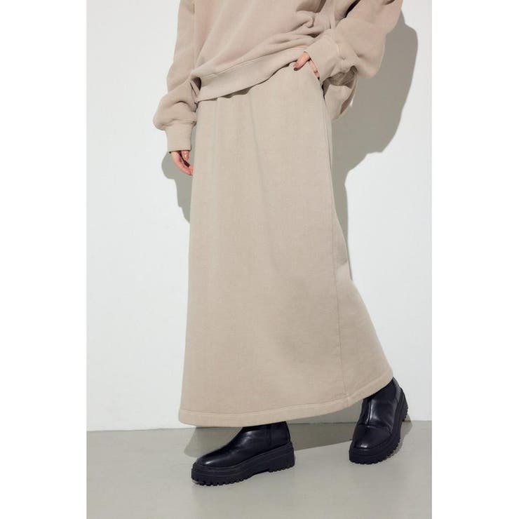 ピグメント起毛裏毛Iラインスカート | AZUL BY MOUSSY | 詳細画像15 