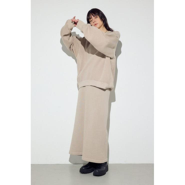 ピグメント起毛裏毛Iラインスカート | AZUL BY MOUSSY | 詳細画像17 