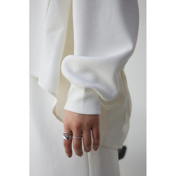 フハクデザインドッキングパーカー | AZUL BY MOUSSY | 詳細画像11 