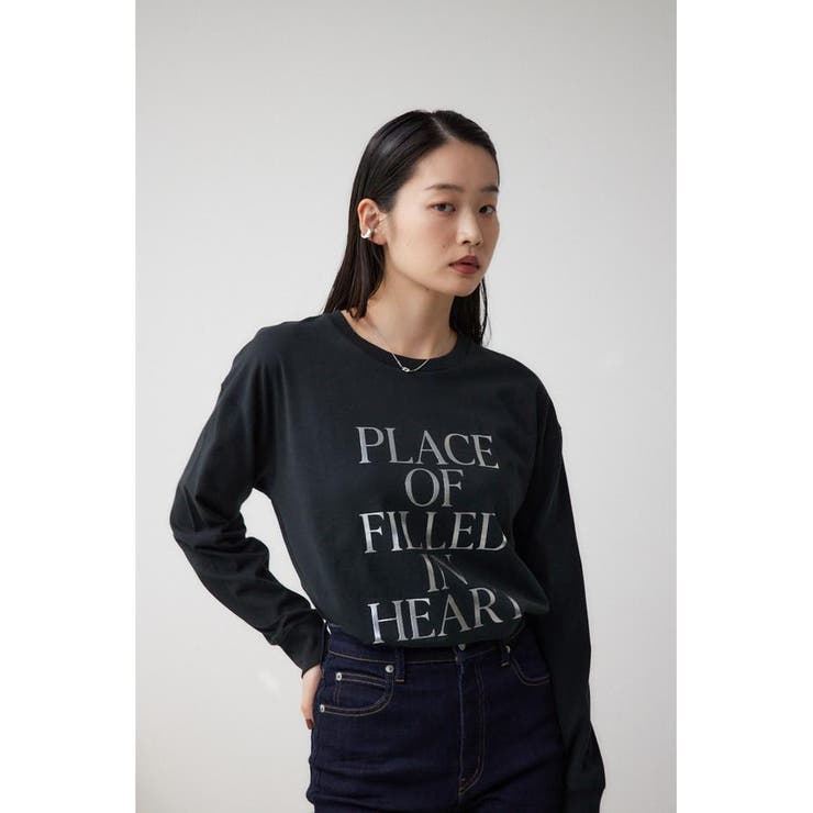 ハクプリントロングスリーブTシャツ | AZUL BY MOUSSY | 詳細画像13 