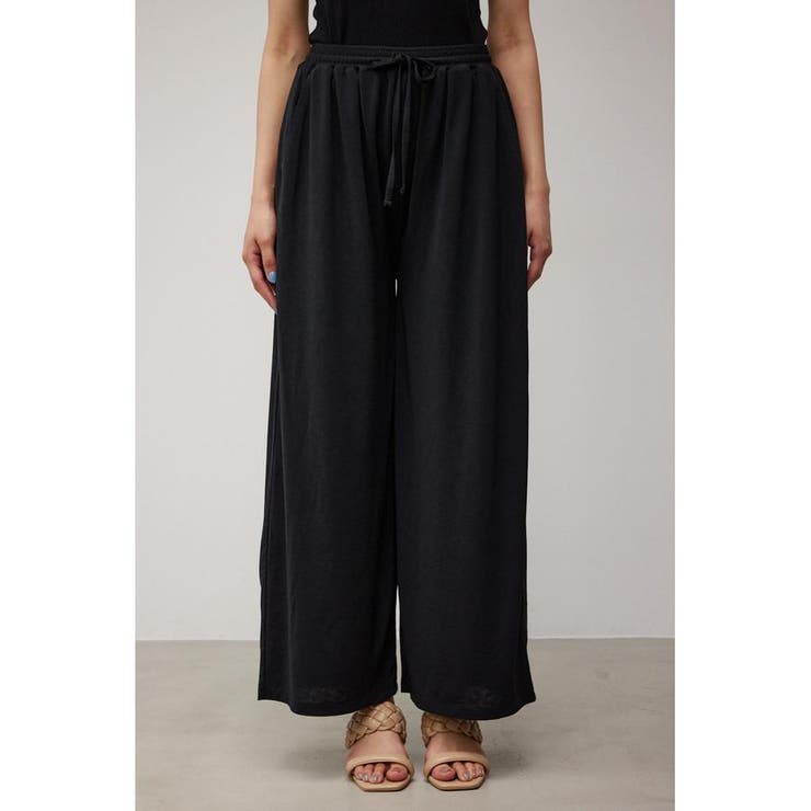 MEER.MAT SATIN RELAXPANTS(ブルー) フィットネスウェア | ロングレギンス＊フェアリーパープル