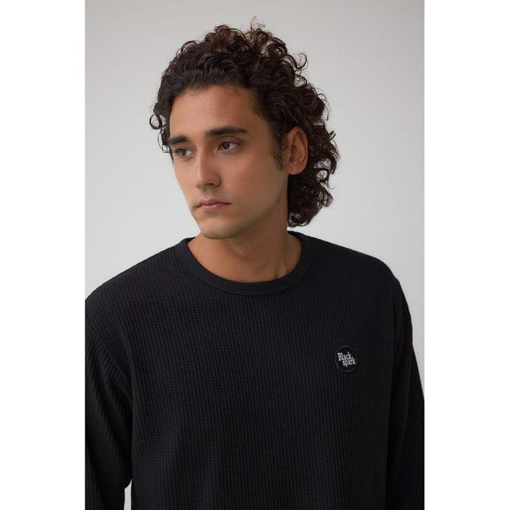 袖刺繍ワッフルトップス | AZUL BY MOUSSY | 詳細画像15 