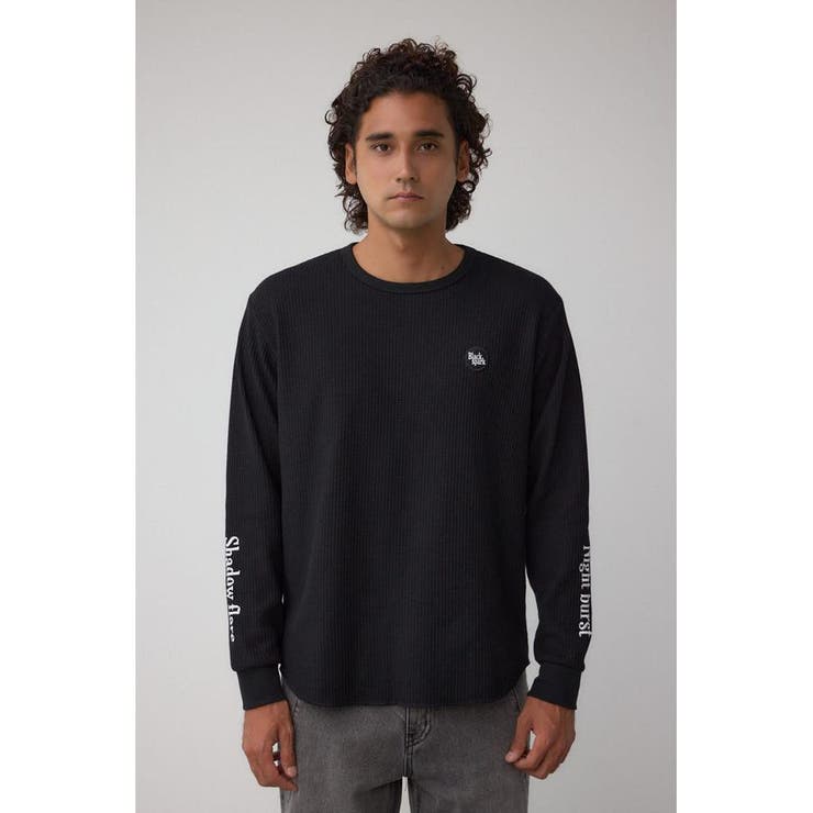 袖刺繍ワッフルトップス | AZUL BY MOUSSY | 詳細画像18 