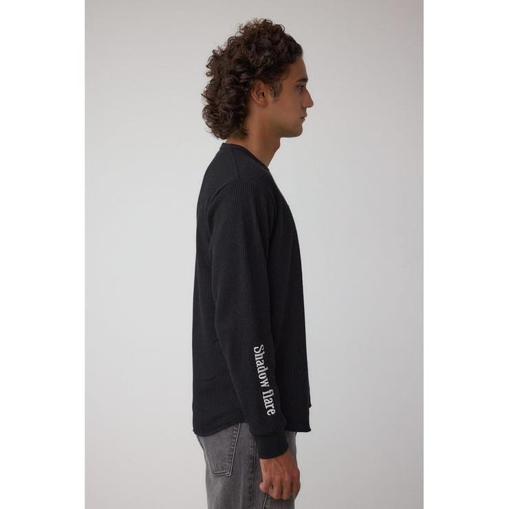 袖刺繍ワッフルトップス | AZUL BY MOUSSY | 詳細画像20 