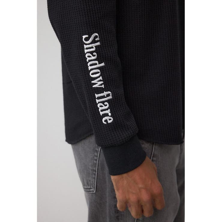 袖刺繍ワッフルトップス | AZUL BY MOUSSY | 詳細画像25 