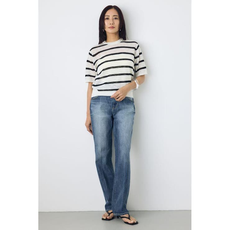 シアークルーネックニットトップス | AZUL BY MOUSSY | 詳細画像15 
