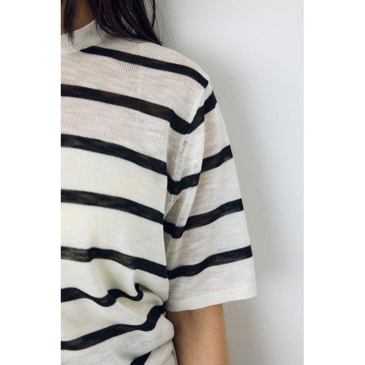 シアークルーネックニットトップス | AZUL BY MOUSSY | 詳細画像17 