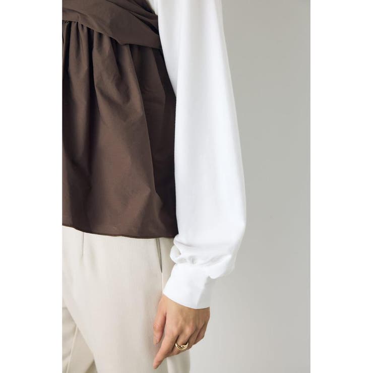 アシンメトリービスチェドッキングトップス | AZUL BY MOUSSY | 詳細画像18 
