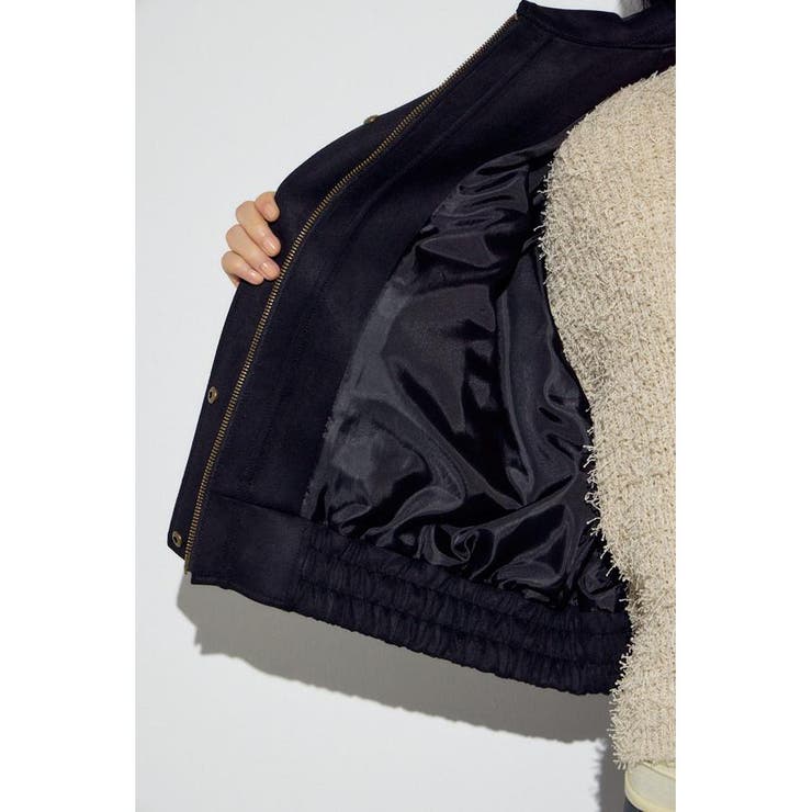 フェイクスエードショートブルゾン | AZUL BY MOUSSY | 詳細画像32 