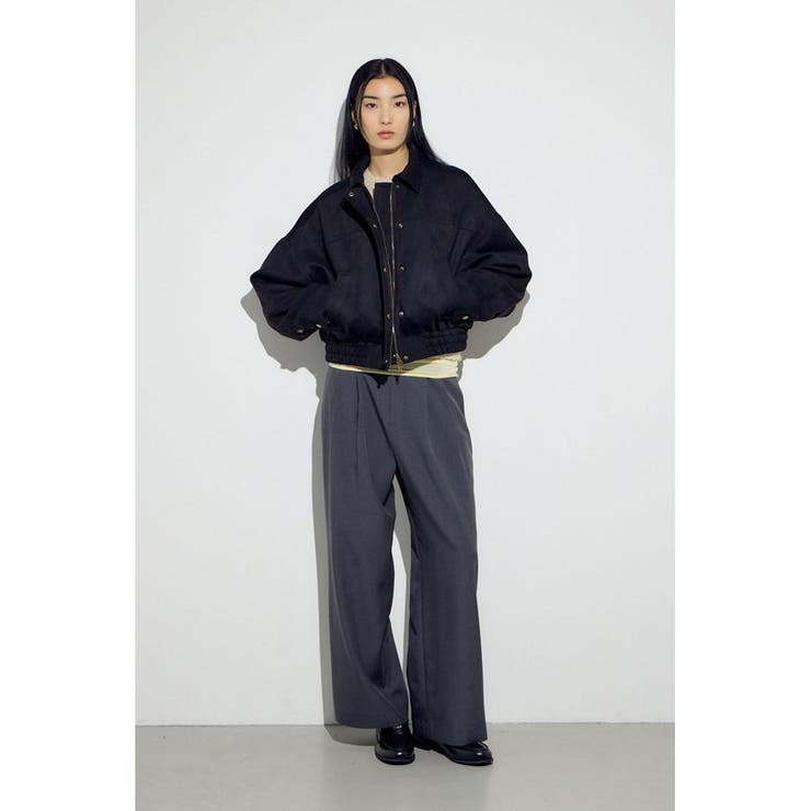 フェイクスエードショートブルゾン | AZUL BY MOUSSY | 詳細画像21 