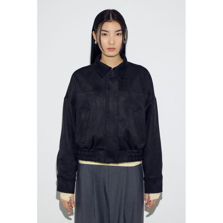 フェイクスエードショートブルゾン | AZUL BY MOUSSY | 詳細画像22 