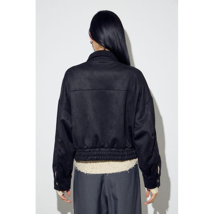 フェイクスエードショートブルゾン | AZUL BY MOUSSY | 詳細画像24 