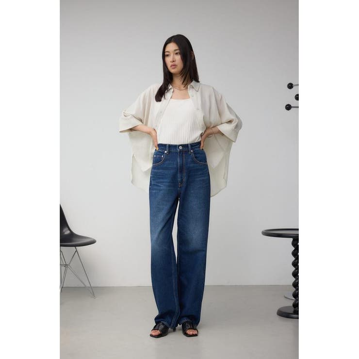 楊柳タックヘムコクーンシャツ | AZUL BY MOUSSY | 詳細画像4 