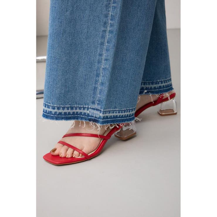 クリアヒールナローストラップサンダル | AZUL BY MOUSSY | 詳細画像20 