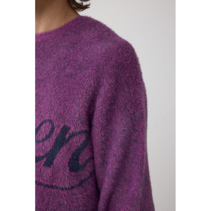 シャギーロゴニット | AZUL BY MOUSSY | 詳細画像32 