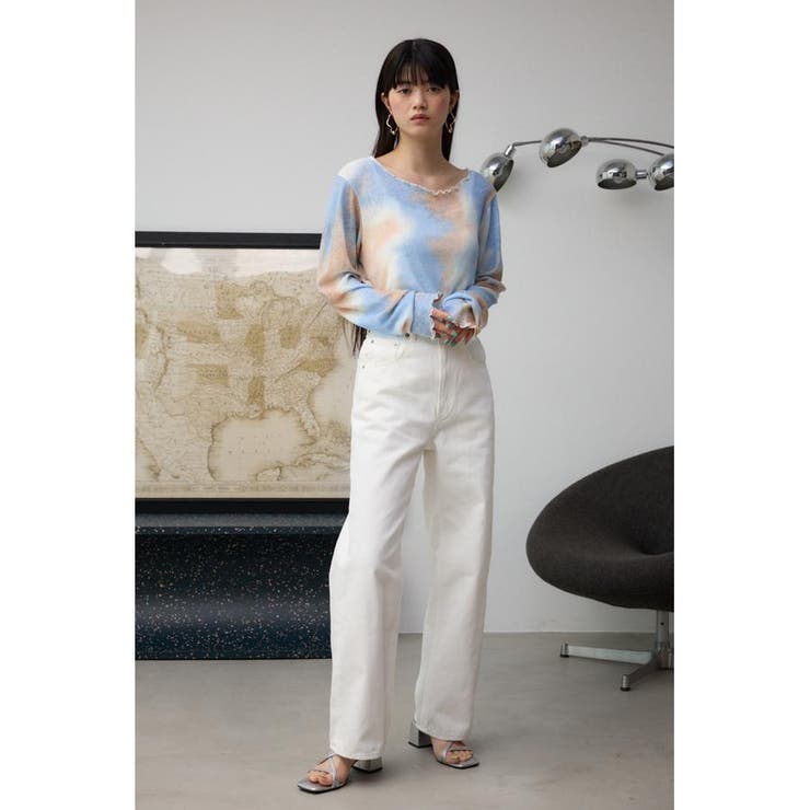 タイダイリブカットソー | AZUL BY MOUSSY | 詳細画像3 