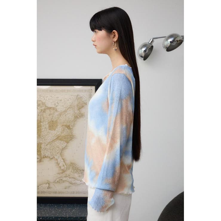 タイダイリブカットソー | AZUL BY MOUSSY | 詳細画像5 