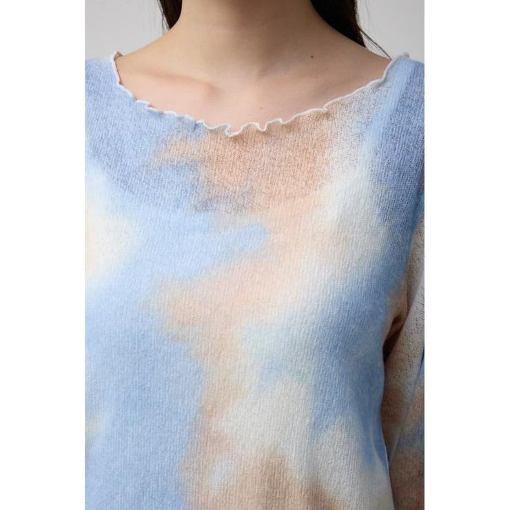 タイダイリブカットソー | AZUL BY MOUSSY | 詳細画像7 