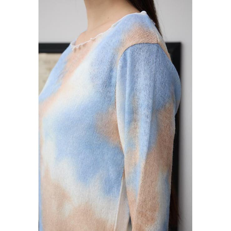 タイダイリブカットソー | AZUL BY MOUSSY | 詳細画像8 
