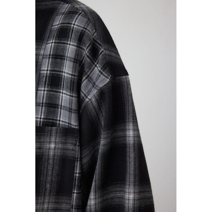 切替デザインチェックシャツ | AZUL BY MOUSSY | 詳細画像11 