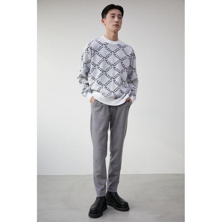 トップス AMOMENTO JACQUARD KNIT セール】LACE JACQUARD H/N KNIT TOPS/レースジャガードハイネック