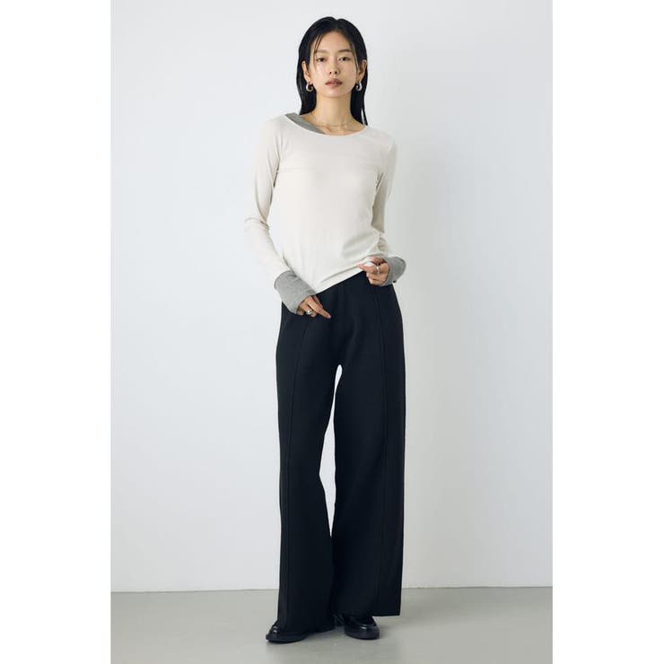 バイカラー長袖トップス | AZUL BY MOUSSY | 詳細画像4 