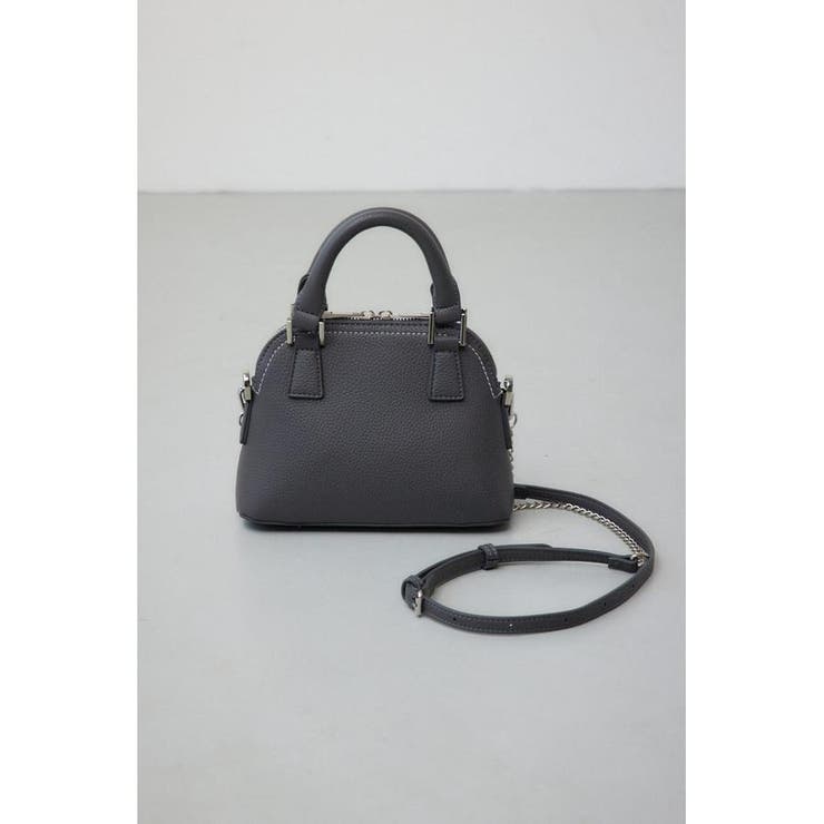 GRY | ダブルジッパーミニバッグ | AZUL BY MOUSSY